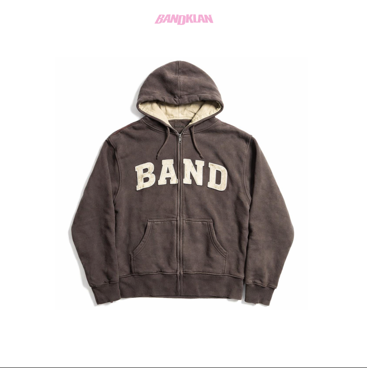 BAND Zip-Up Hoodie - Front
