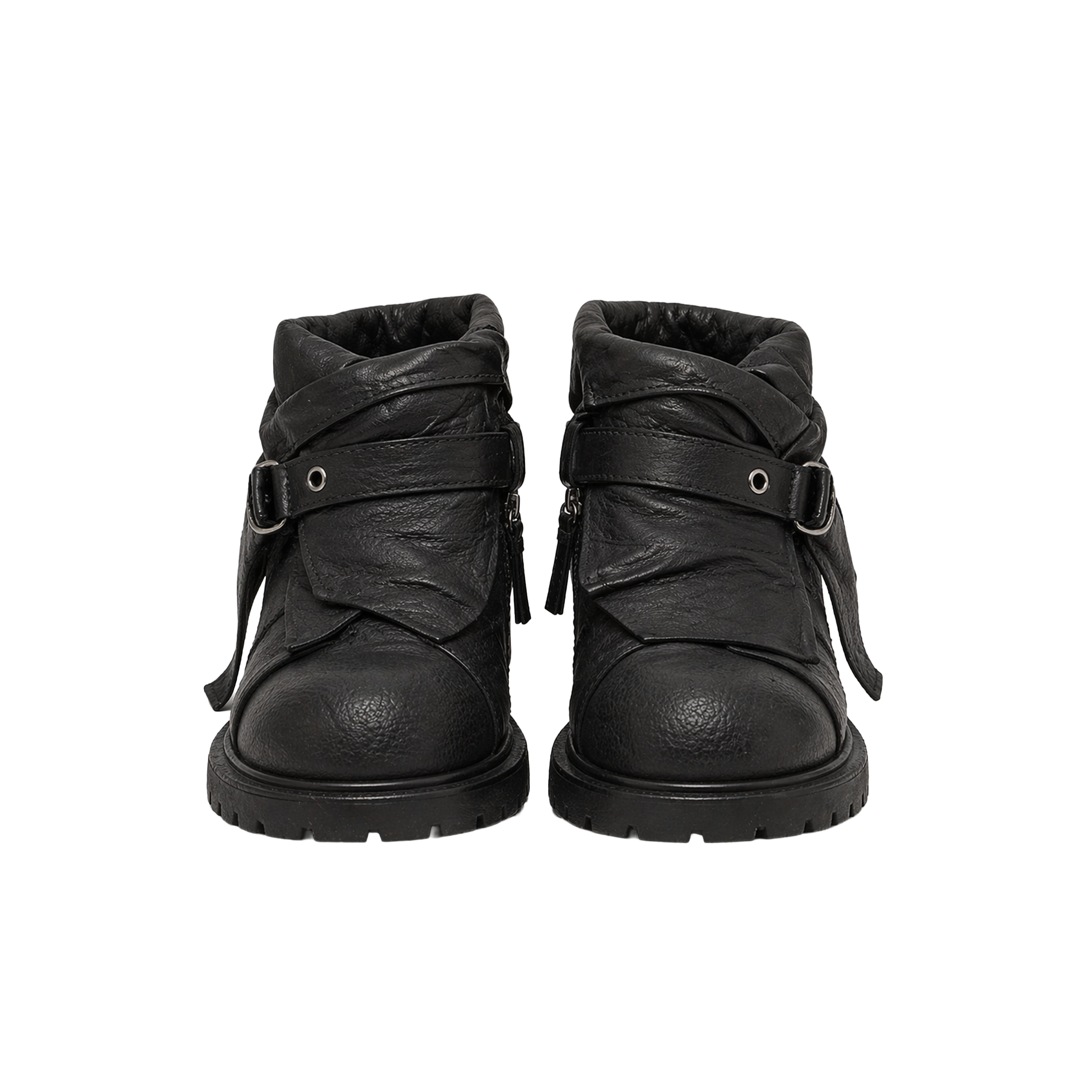Leather Bastard Black Boots