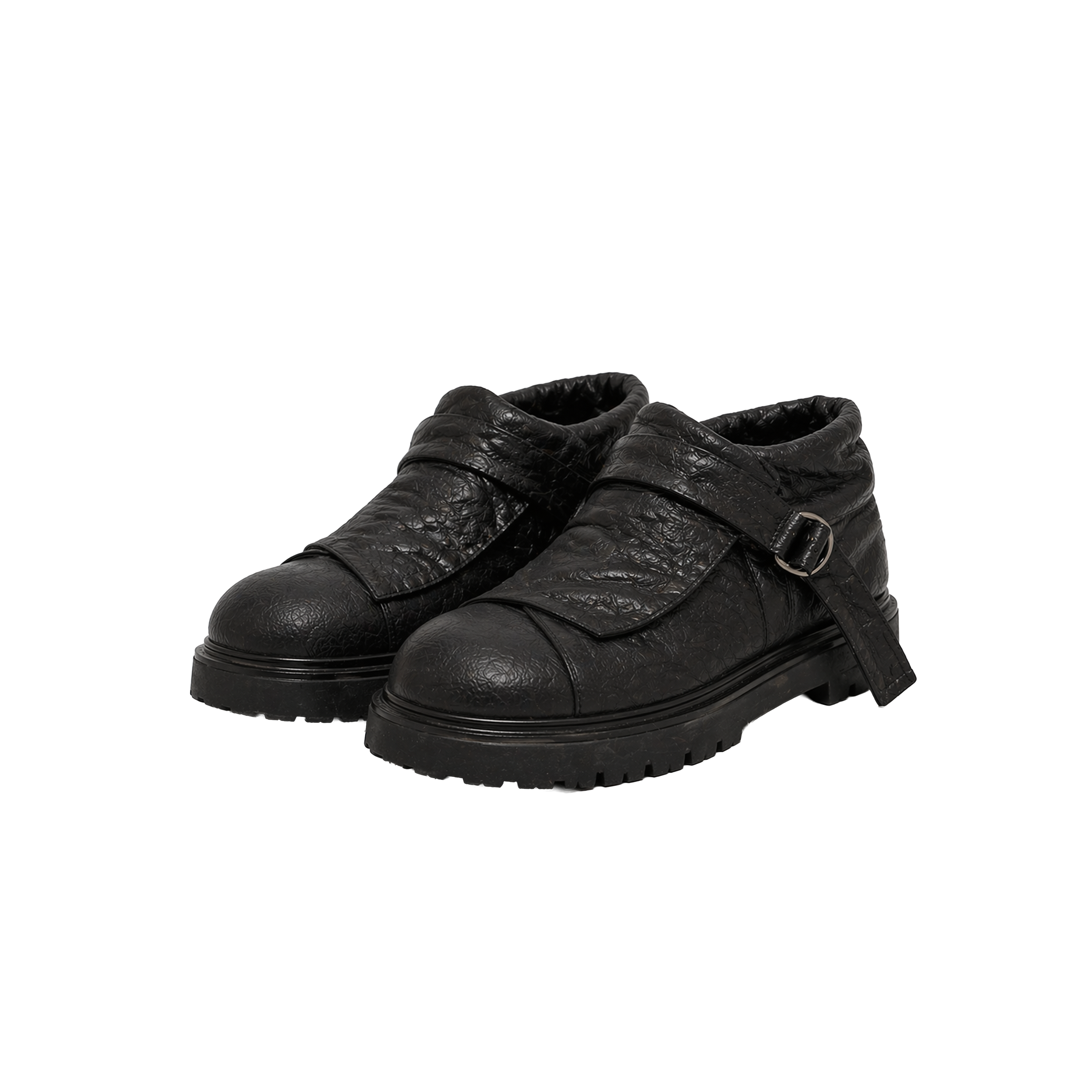 Leather Bastard Black Boots