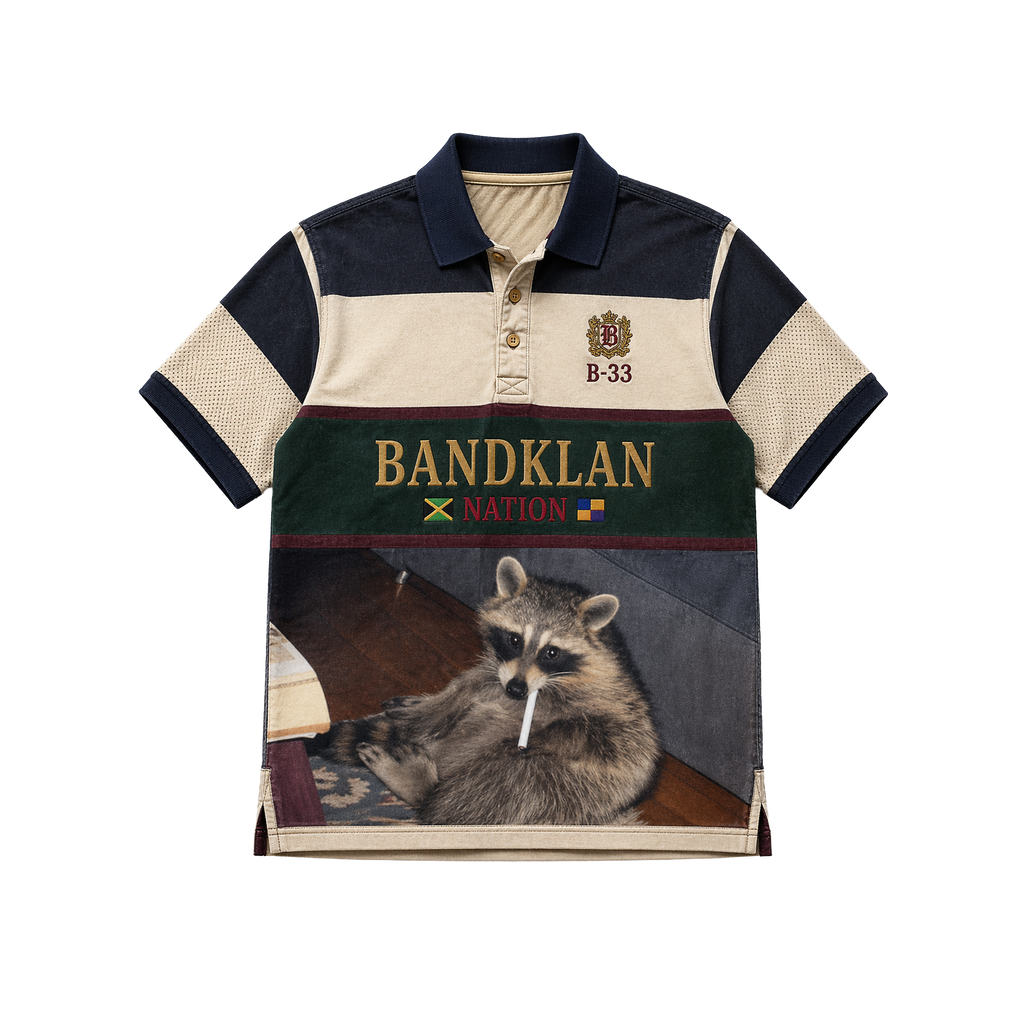 BANDKLAN NATION ANIMAL POLO TEE