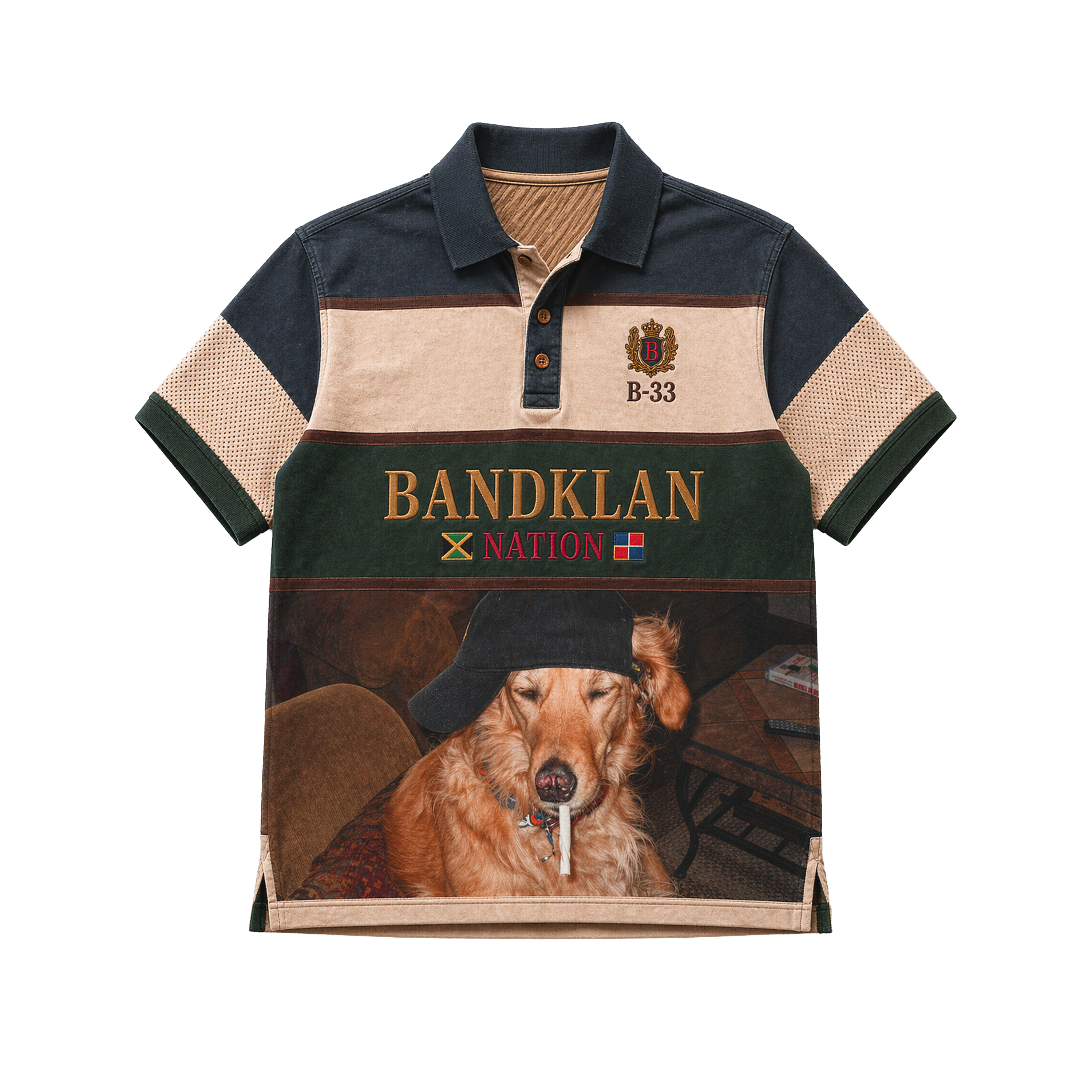 BANDKLAN NATION ANIMAL POLO TEE
