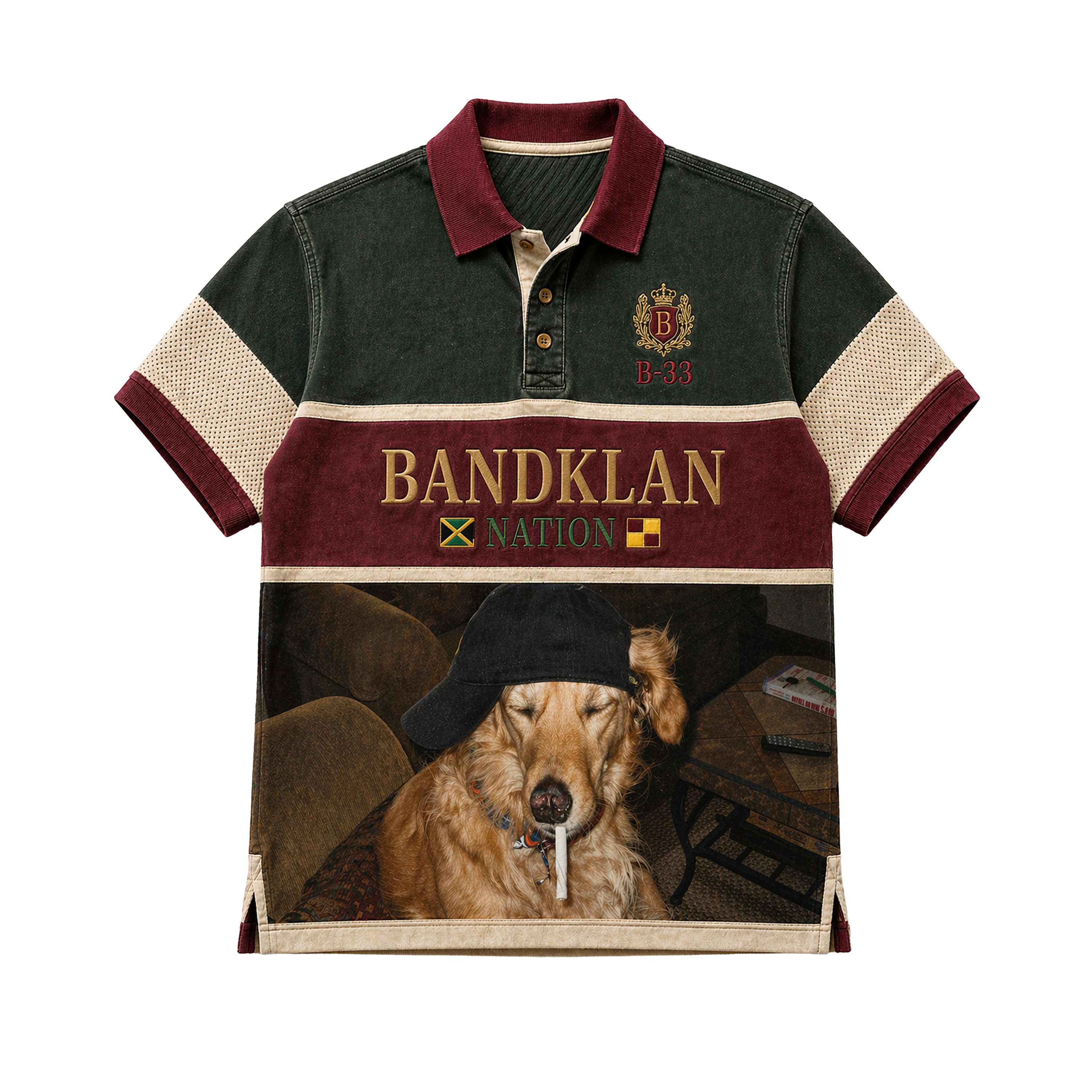 BANDKLAN NATION ANIMAL POLO TEE