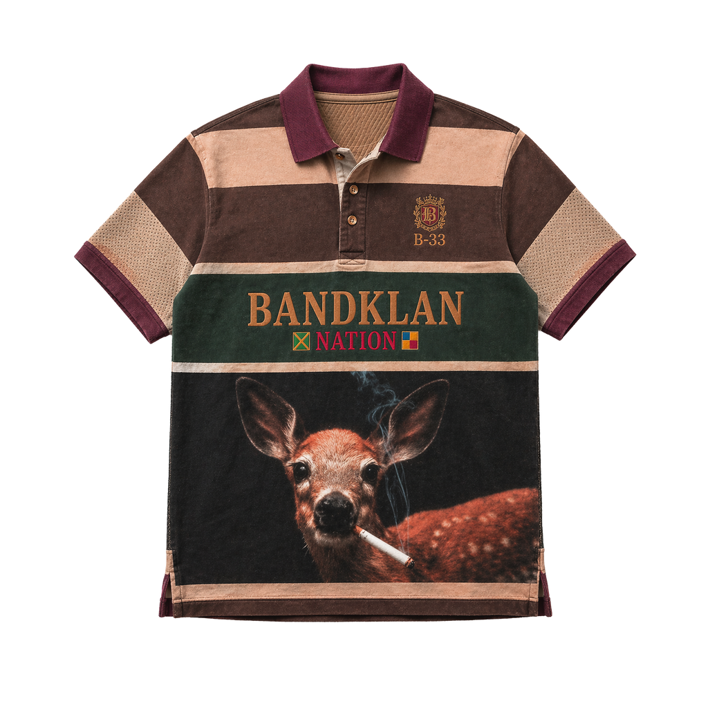 BANDKLAN NATION ANIMAL POLO TEE