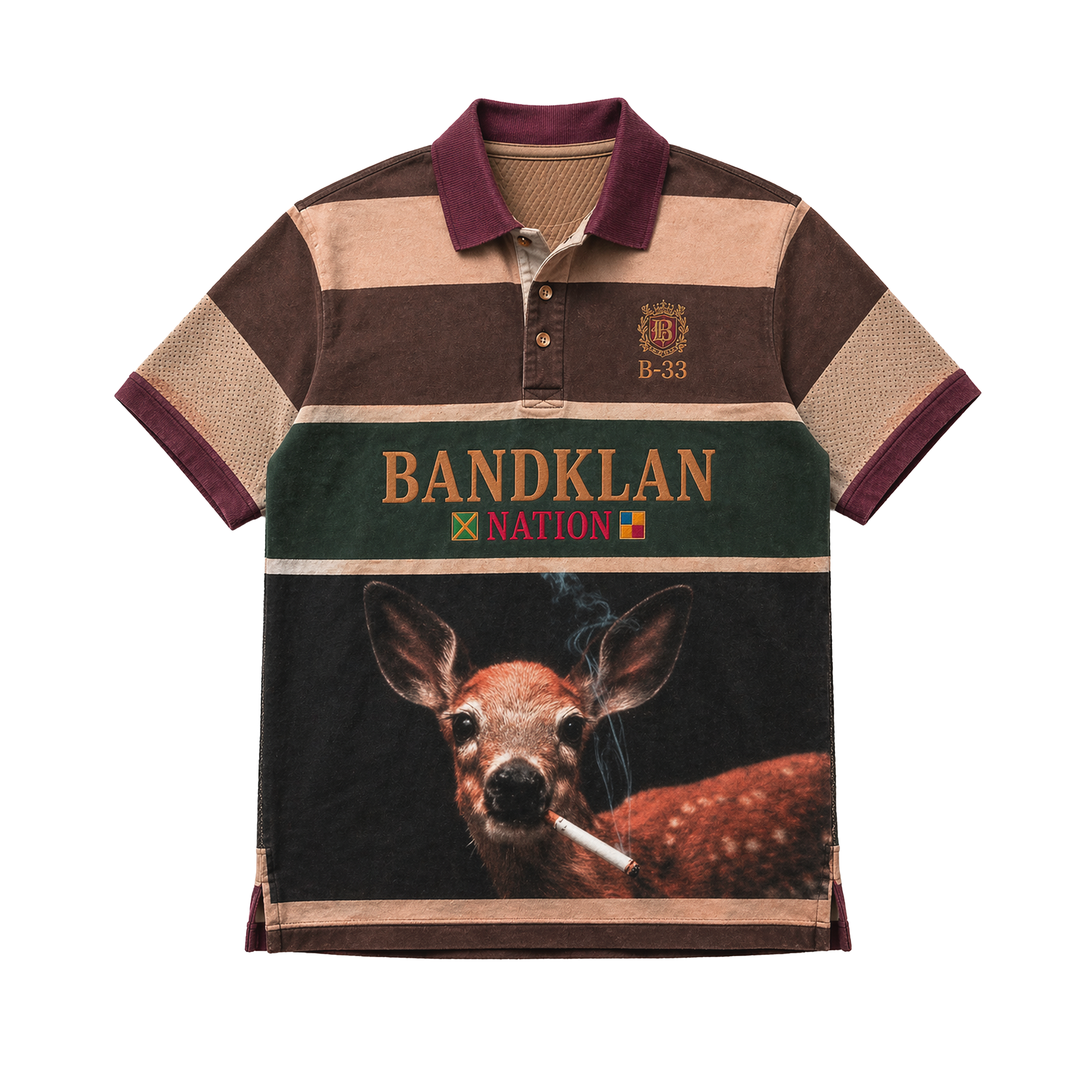 BANDKLAN NATION ANIMAL POLO TEE