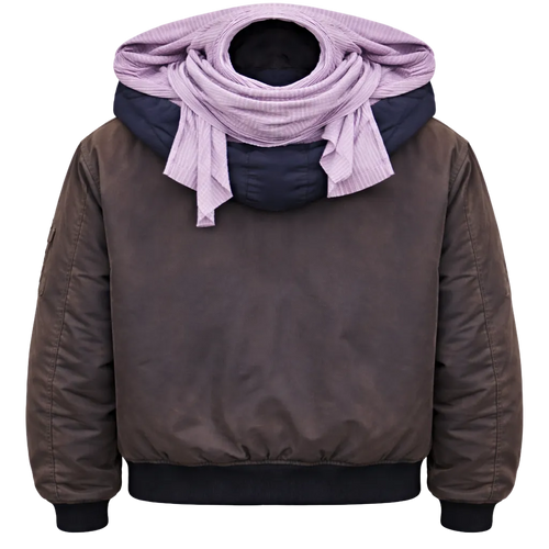 Bandklan Scarf Hood Bomber V1 - Back