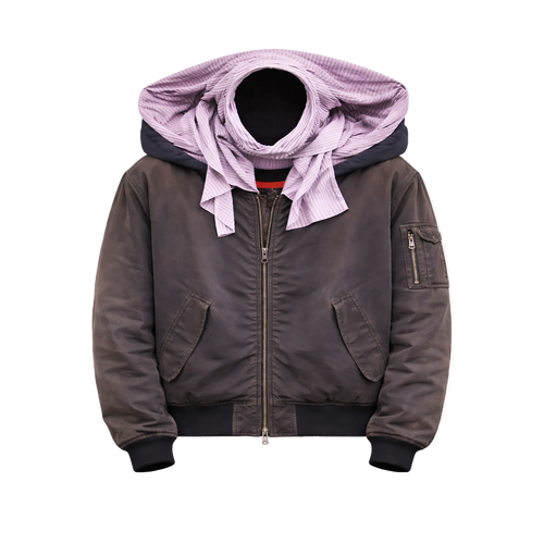 Bandklan Scarf Hood Bomber V1 - Front
