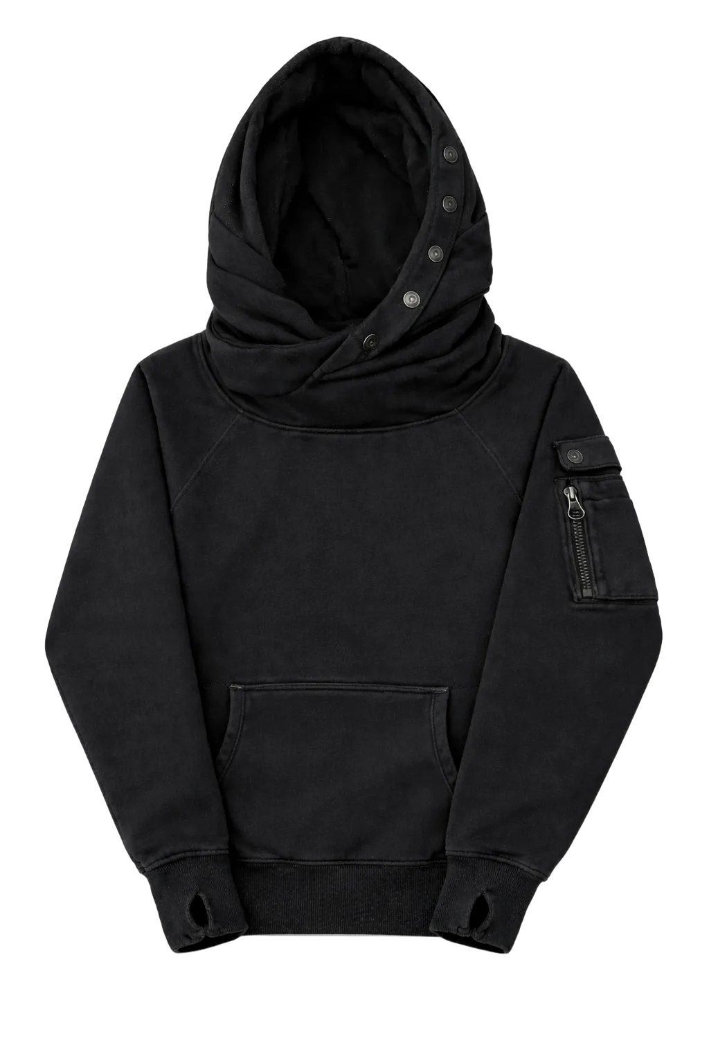 BANDKLAN Layered Hood Utility Hoodie V1 - Front
